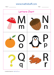 Letters-M,N,O,P,Q,R