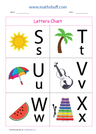 Letters-S,T,U,V,W,X