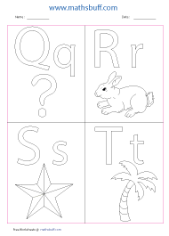 Alphabet Q-T