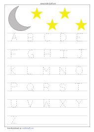 Capital Letters - Moon & Star Theme